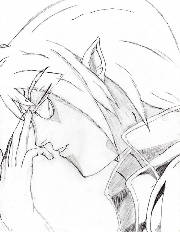 Aion Fixing His Glasses