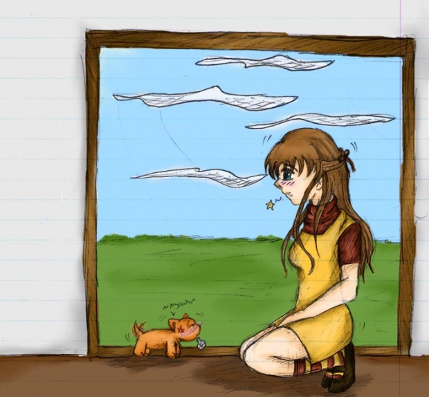 Sitting At The Window.