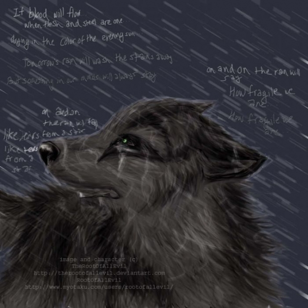 On And On The Rain Will Say..