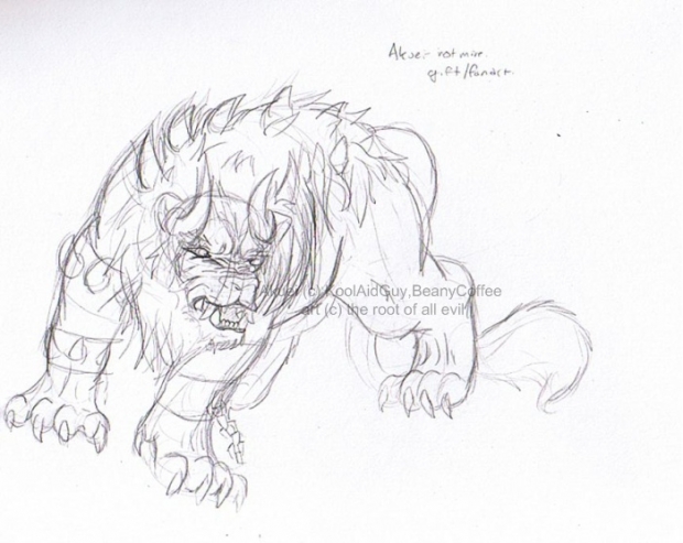 Akuei Fan Art Sketch