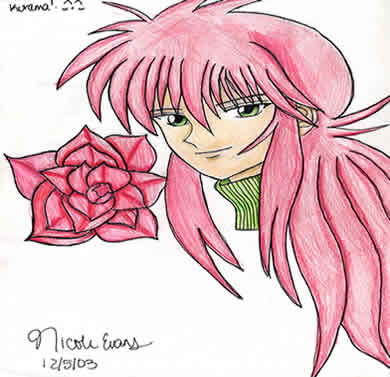 Kurama With Flower