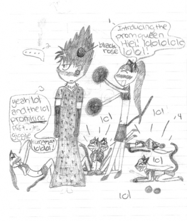 Hiei's First Prom Night!!xd
