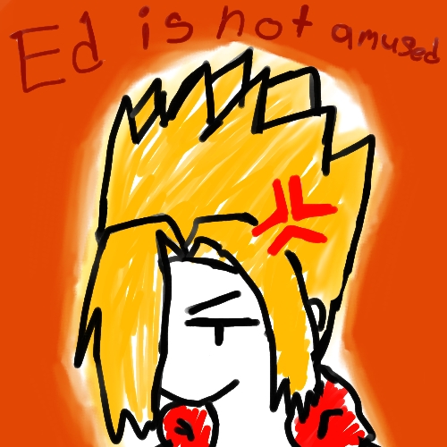 Ed Isn't Amused