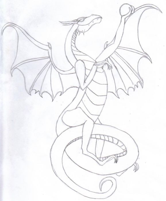 Dark Dragon (uncolored)