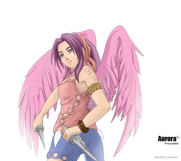 AuroraWolf - human form