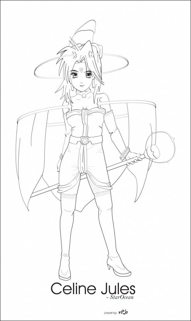 Celine Jules - lineart