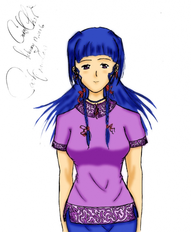 Woman In Traditional Clothing