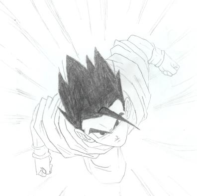 Gohan Flying