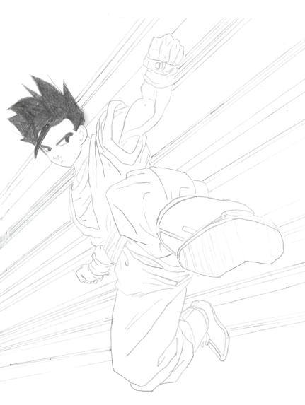 Gohan Fighting