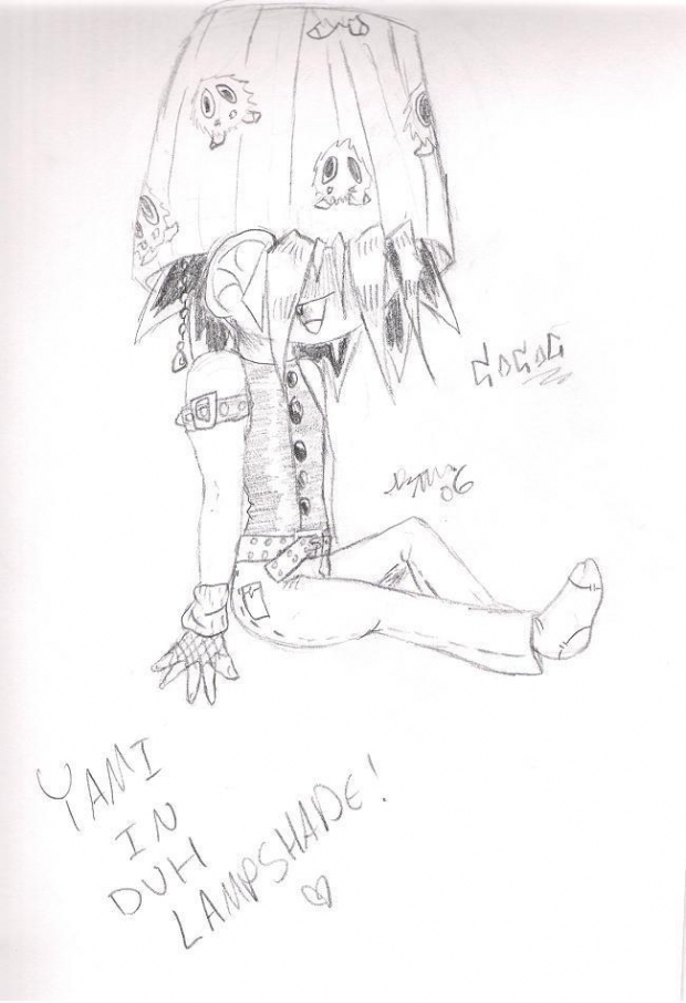 Yami In Duh Lampshade!