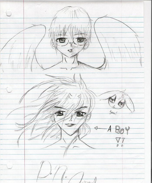 Dnangel School Doodles Of D00m