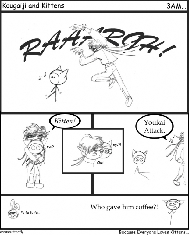 Kougaiji And Kittens