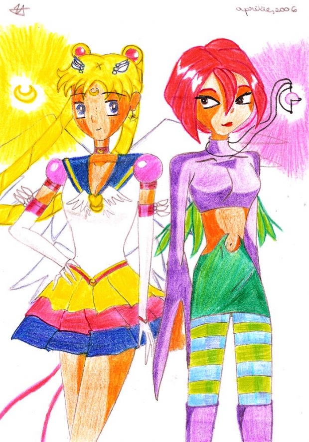 Eternal Sailor Moon & Will (witch)