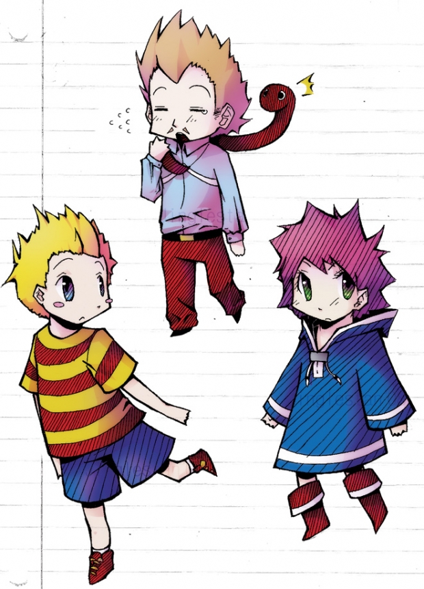 Mother 3 chibis