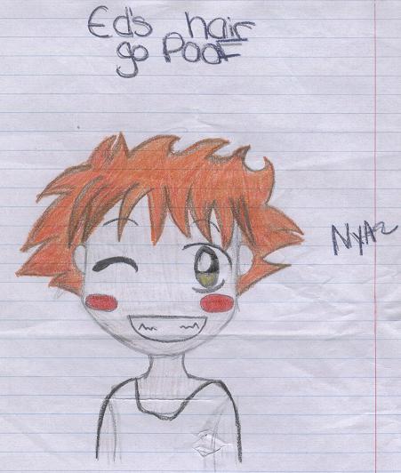 Ed's Hair Goes Poof!