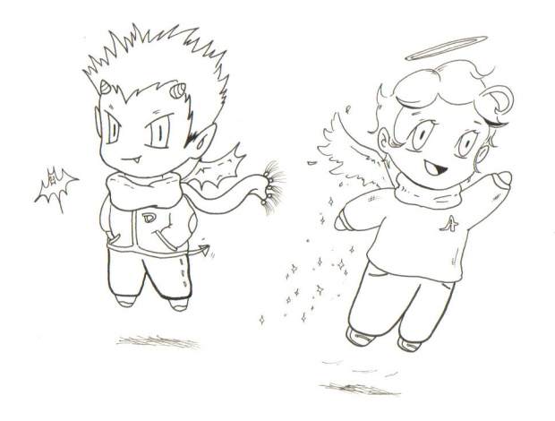 Angel-Demon Chibis