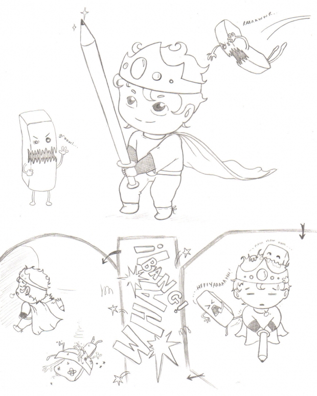 The Pencil Is Mightier than the Sword!