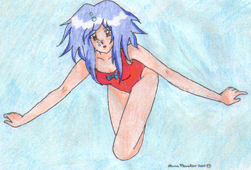 Melfina Swimming