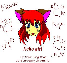 Neko Girl - Paint