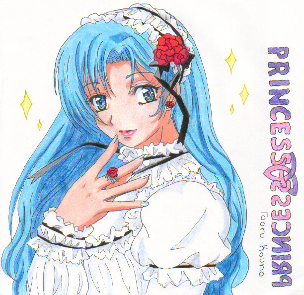 Princess Princess Sketch - Colored