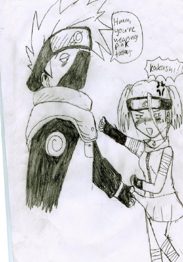 Kakashi & Nato (my Oc)