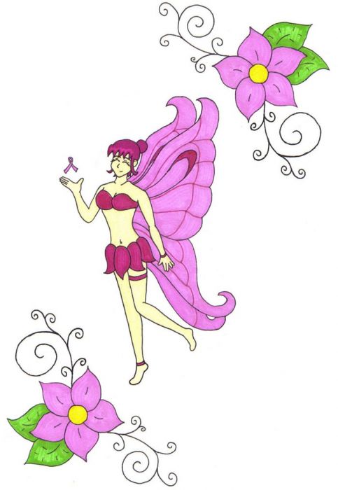 Breast Cancer Awareness Faerie