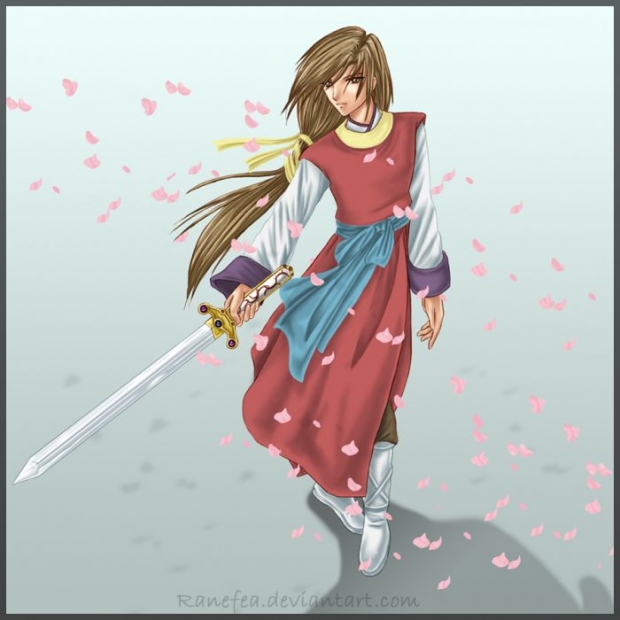 Swordsman Hotohori - Coloured