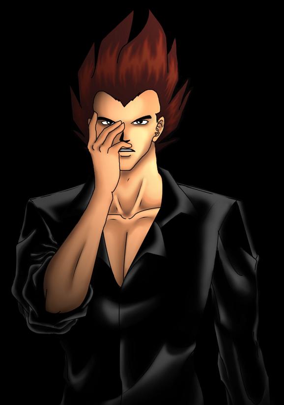Vegeta In The Dark