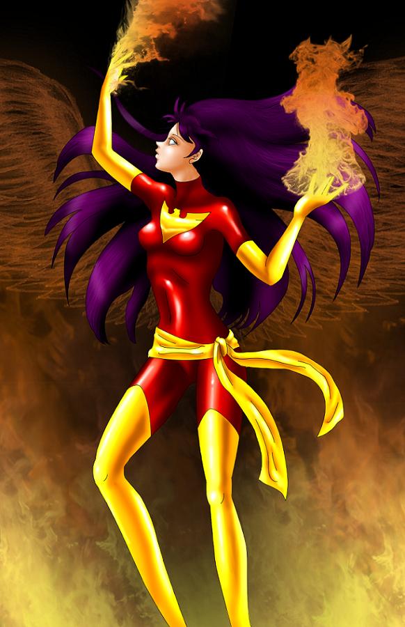 Sailor Mars as Dark Phoenix