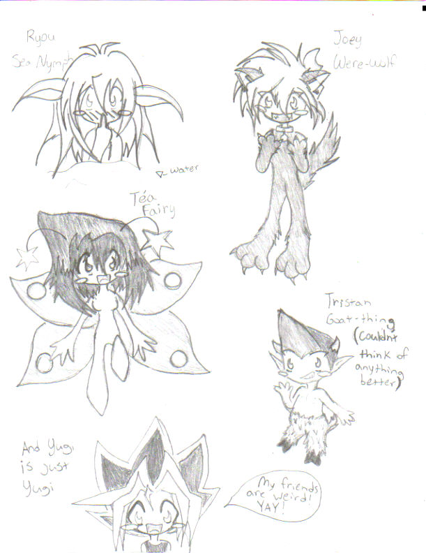 Mythical Yugioh Characters