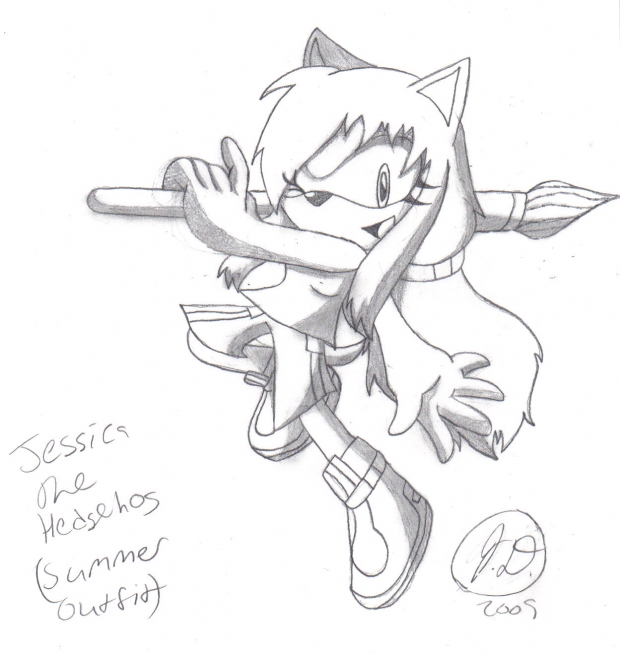 Jessica the Hedgehog (summer outfit)