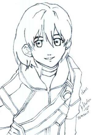 Xenosaga Episode 2 Chaos Pencil Art