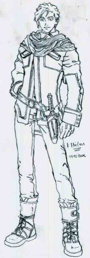 Suikoden 3 Pencil Art Nash Latjke