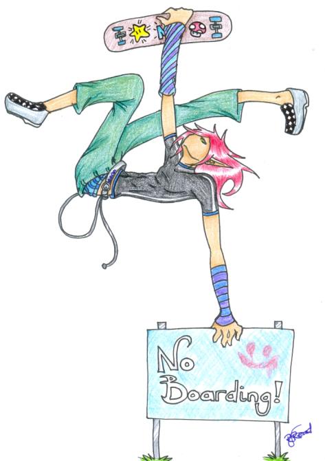 No Boarding Biatches