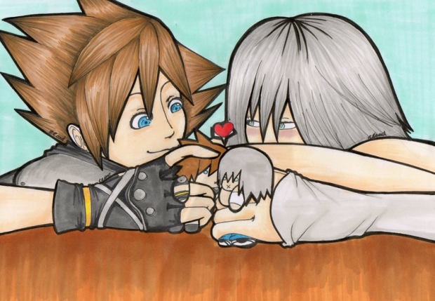Commission - Sora + Riku