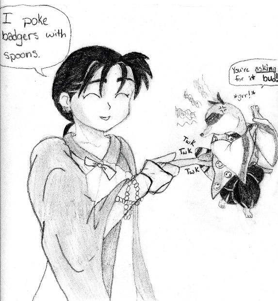 Miroku Gets A New Hobby