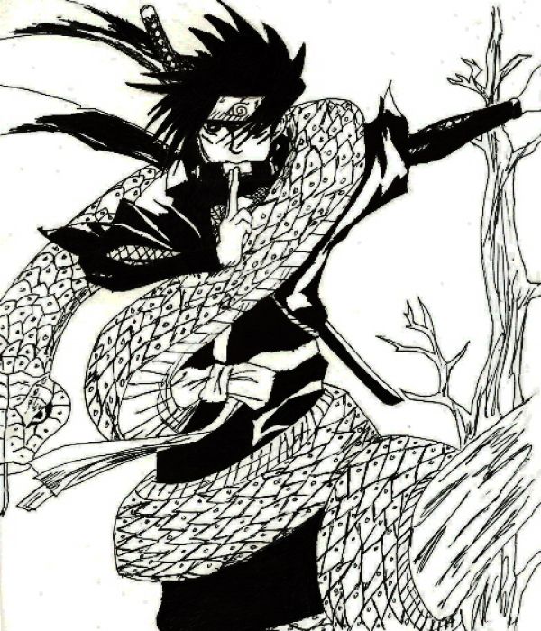 Sasuke W/ Snake