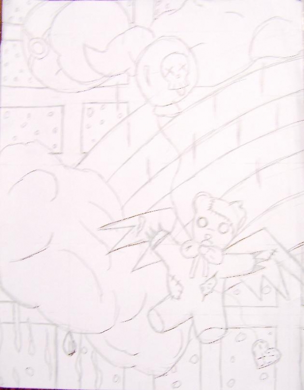 Teddy Bear Concept Drawing