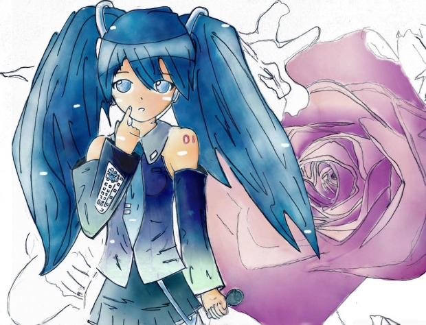 Colored Narute Miku