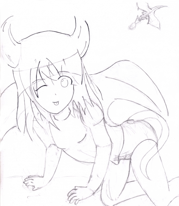 Dragon Girl Human Form