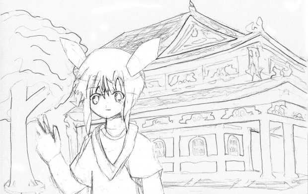 Cal in the Freedom Temple :3