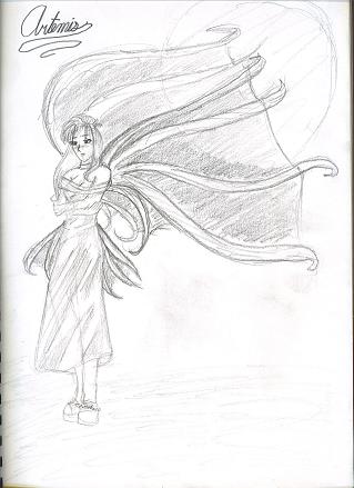 Moonlit Wings Of Artemis