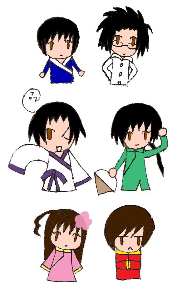 Asian Chibis