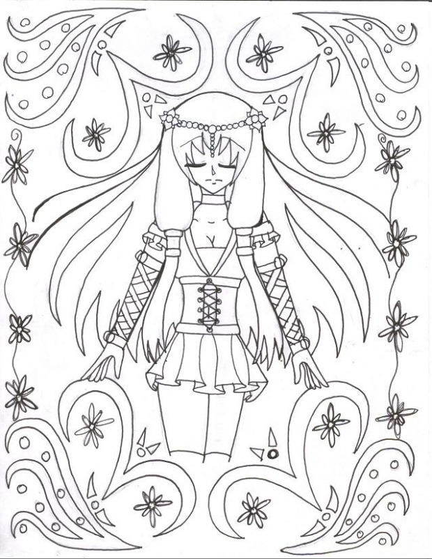 Elf Princess (Lineart)