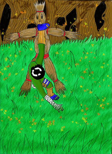 Rock Lee Verses The Dummy