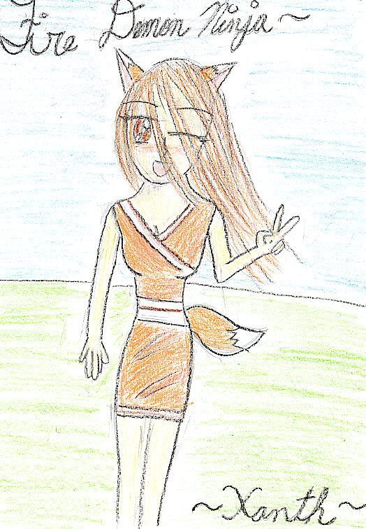 Fire Demon Ninja Xanth