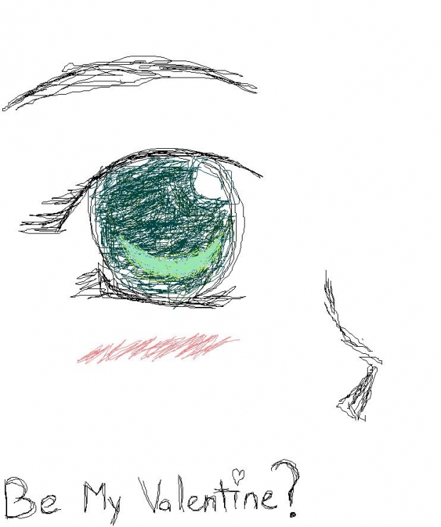 Be My Valentine? In MS Paint! <3