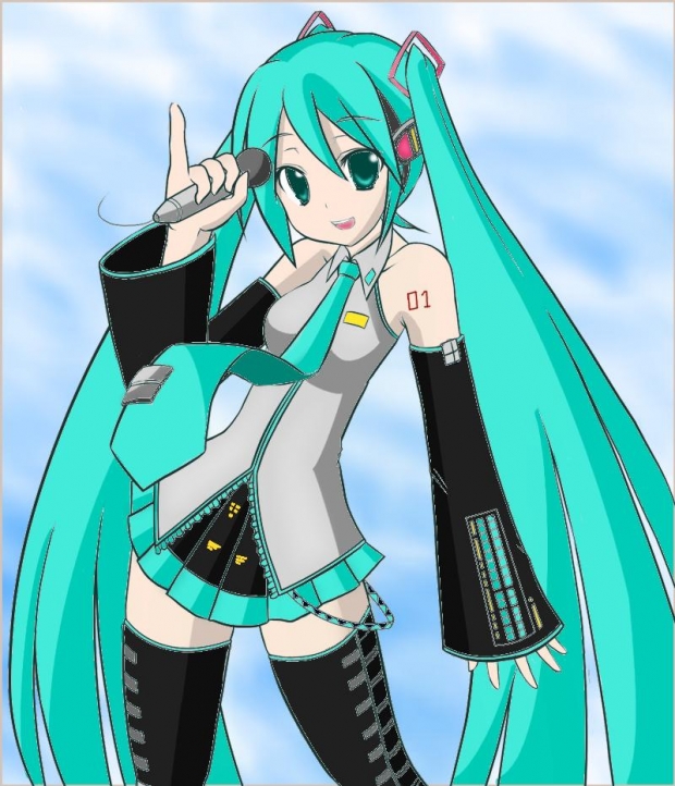 [GIMP] Miku Hatsune - Third Portrait [Final]