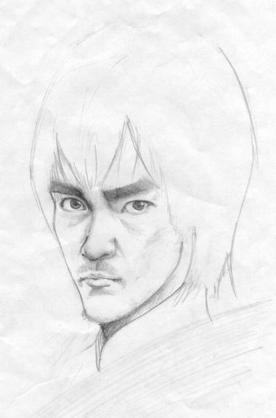 White Hair Bruce Lee