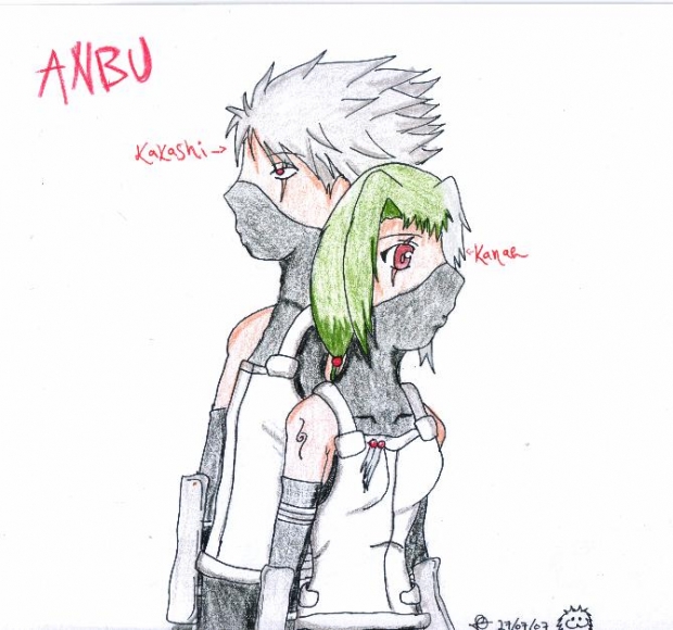 Anbu Kakashi And Kanae